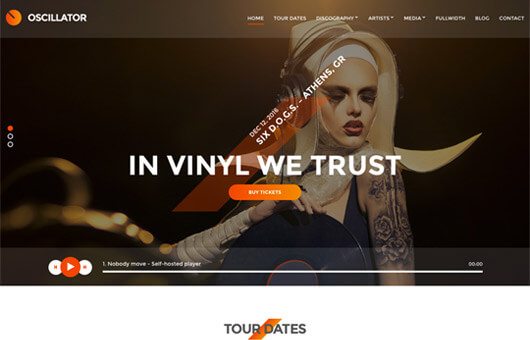 CSSIgniter Oscillator WordPress Theme