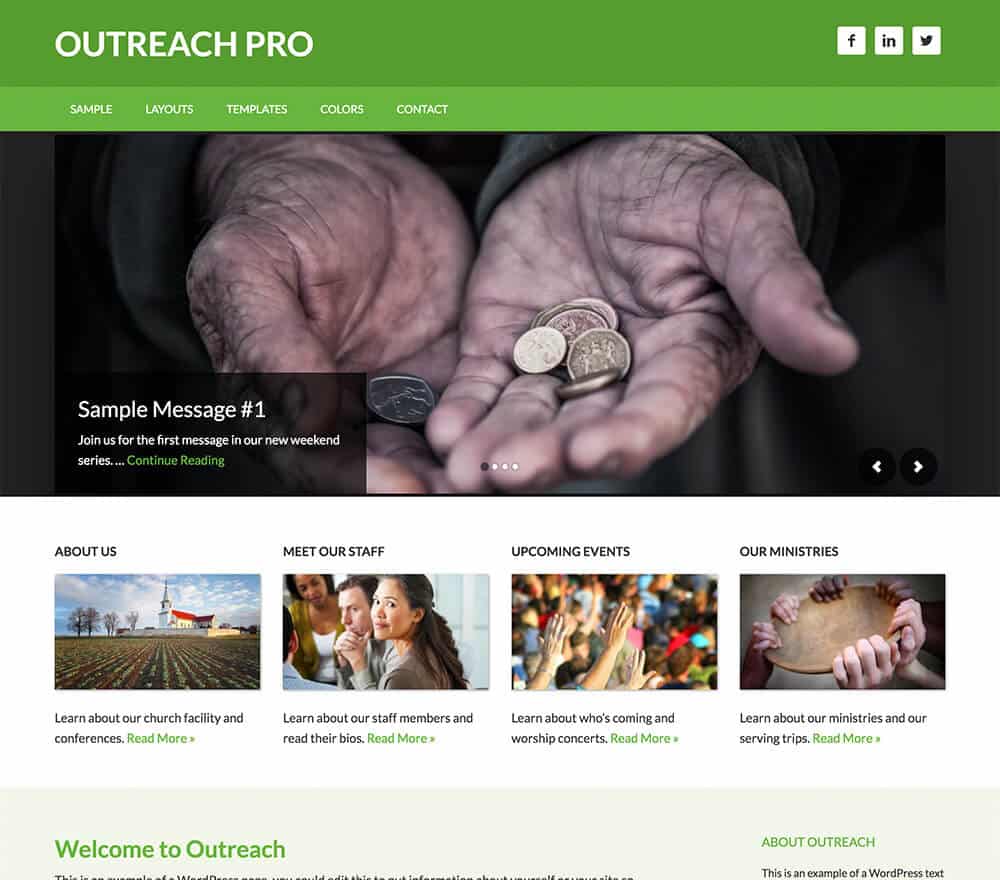 StudioPress Outreach Pro Genesis WordPress Theme