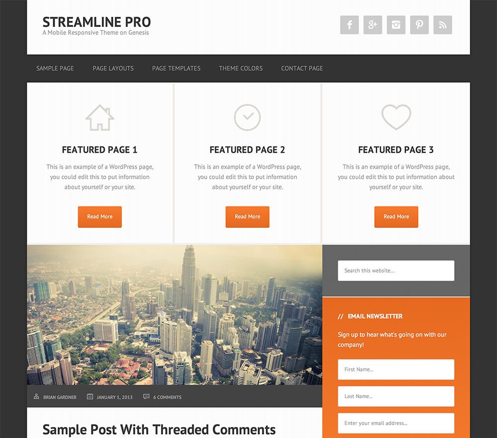 StudioPress Streamline Pro Theme