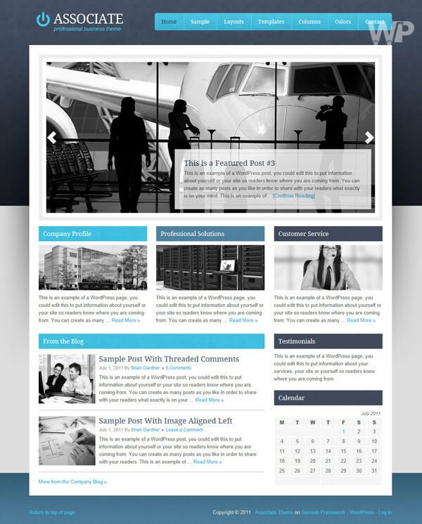 StudioPress Associate Genesis WordPress Theme