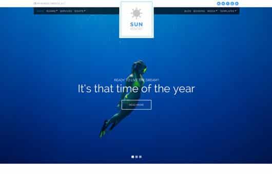 CSSIgniter Sun Resort WordPress Theme