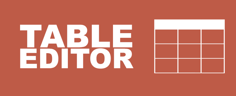 Ninja Forms Table Editor