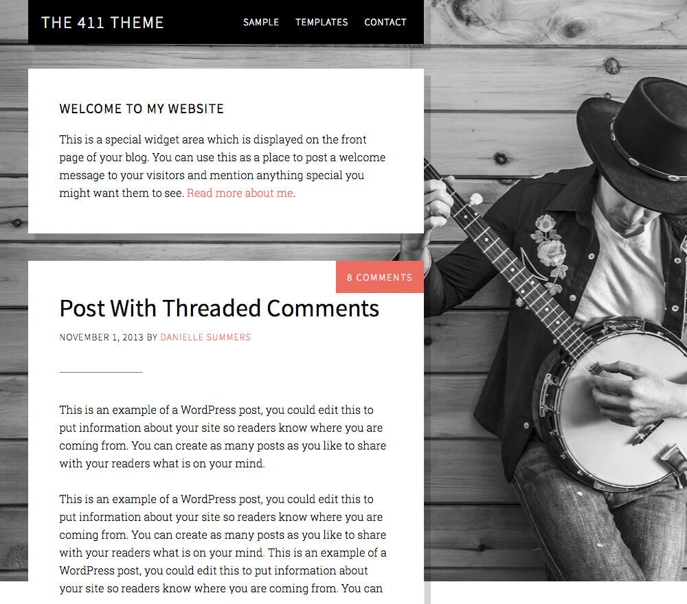Product Image - StudioPress The 411 Pro Genesis WordPress Theme 1.1 Product Image - StudioPress The 411 Pro Genesis WordPress Theme 1.1