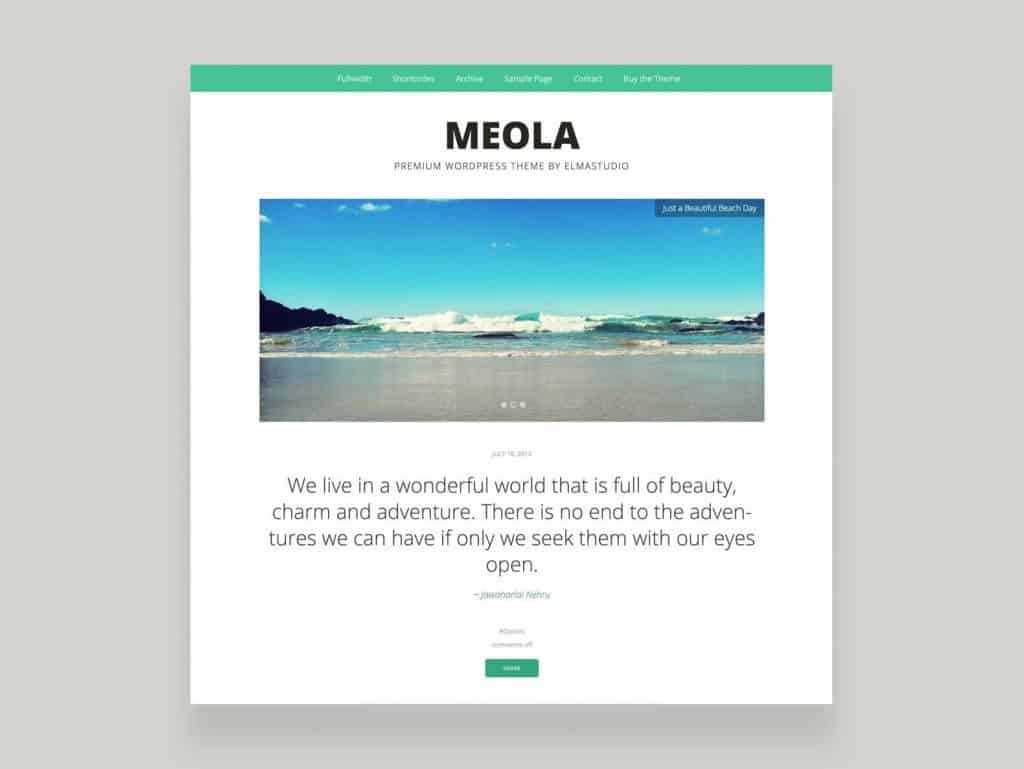 Elmastudio Meola WordPress Theme