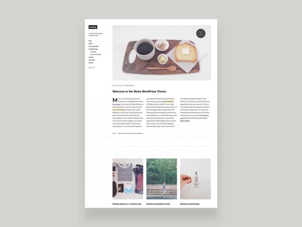 Elmastudio Moka WordPress Theme