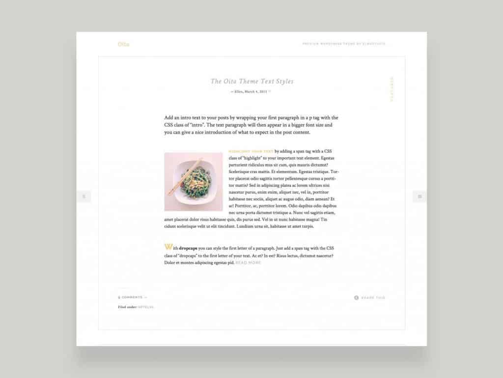 Elmastudio Oita WordPress Theme