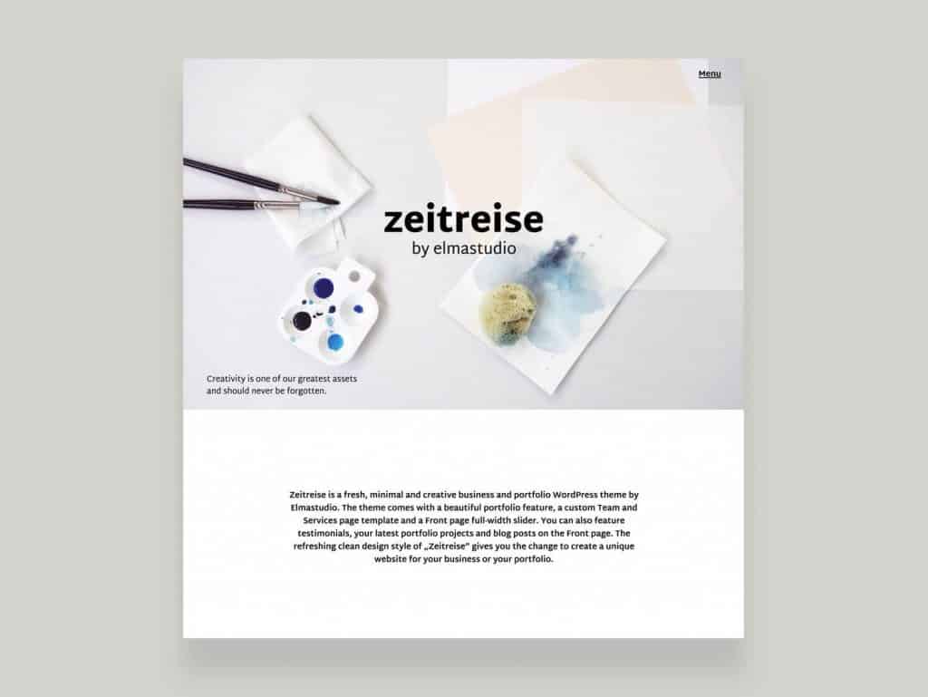 Elmastudio Zeitreise WordPress Theme