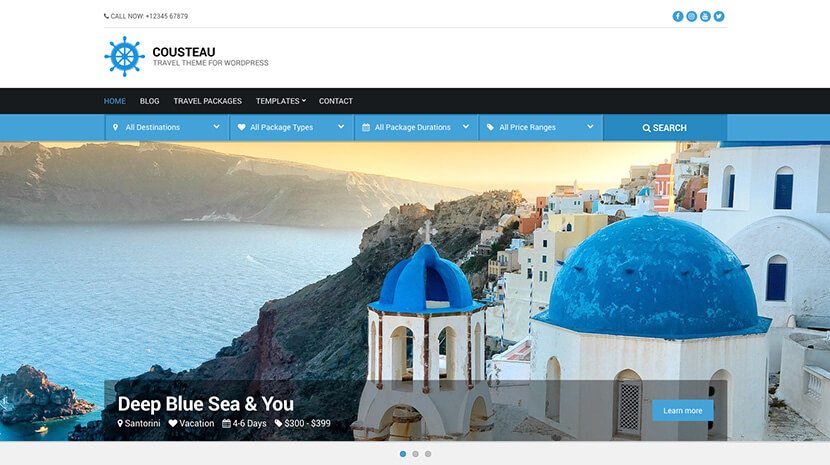 CSSIgniter Cousteau WordPress Theme