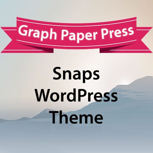 Graph Paper Press Snaps WordPress Theme