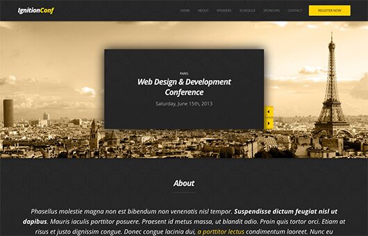 CSSIgniter IgnitionConf WordPress Theme