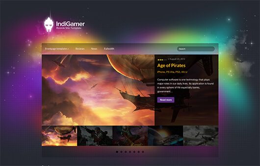 CSSIgniter IndiGamer WordPress Theme