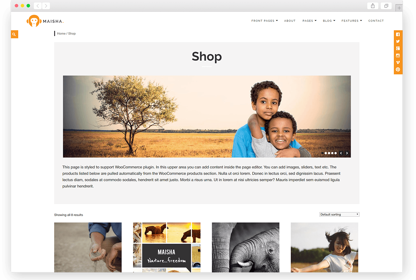 Maisha WordPress Theme