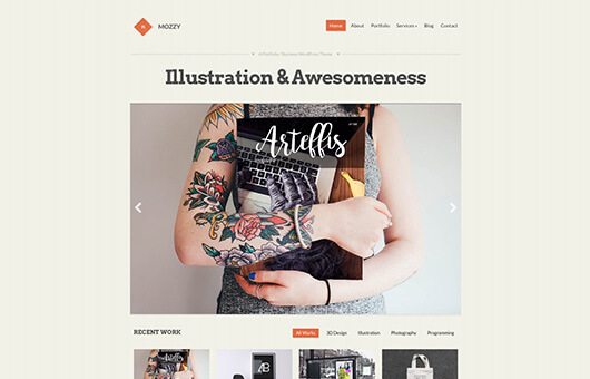 CSSIgniter Mozzy WordPress Theme