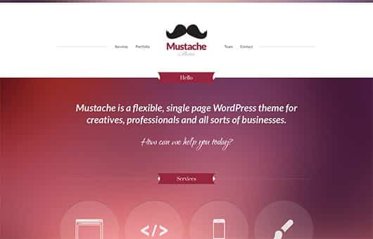 CSSIgniter Mustache WordPress Theme