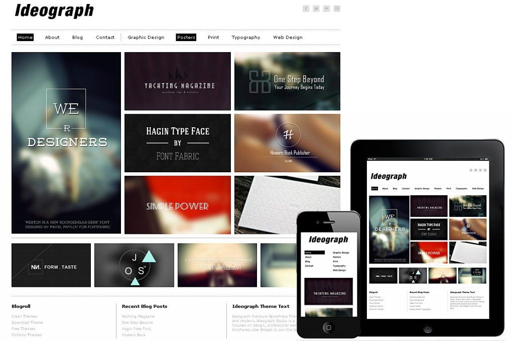 Dessign Ideograph Responsive WordPress Theme