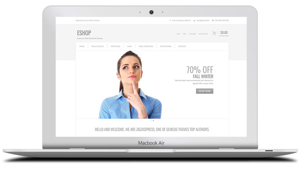ZigZagPress Eshop WordPress Theme