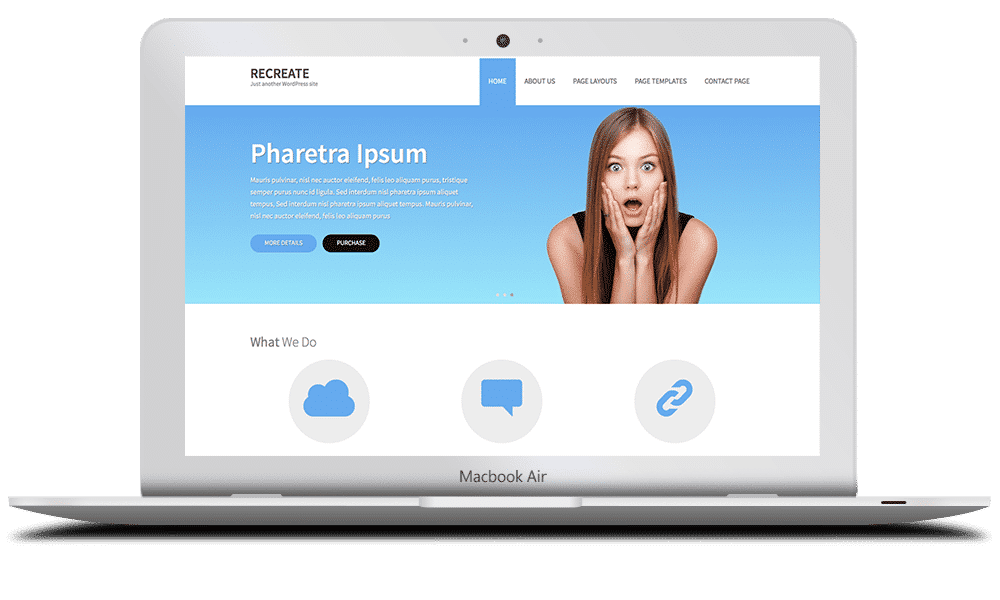 ZigZagPress Recreate WordPress Theme