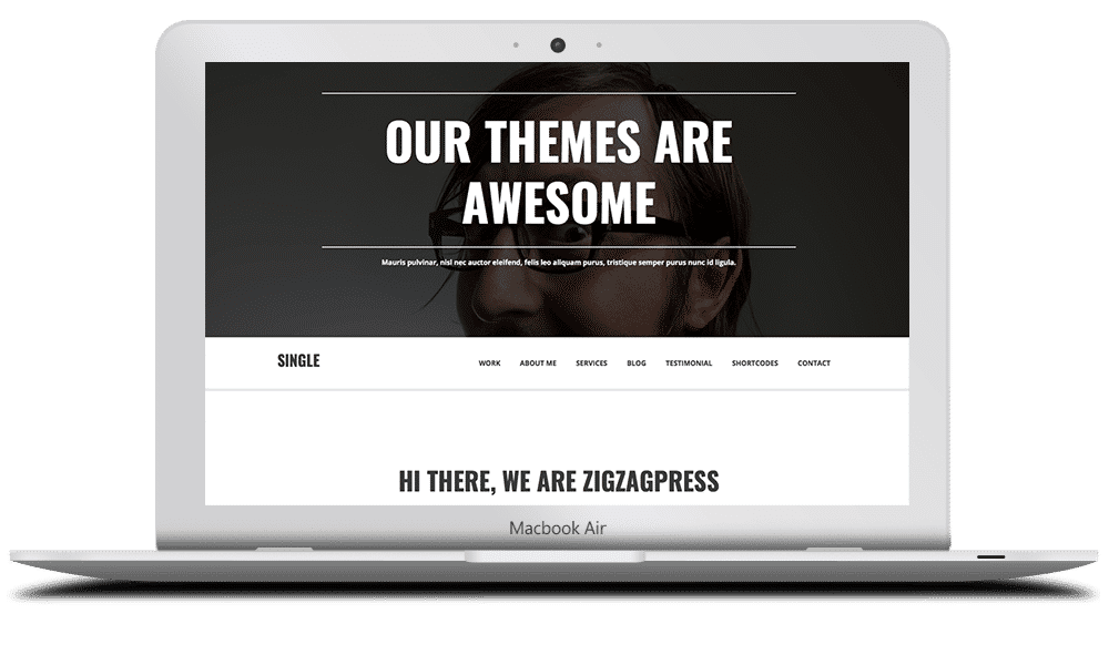 ZigZagPress Single WordPress Theme