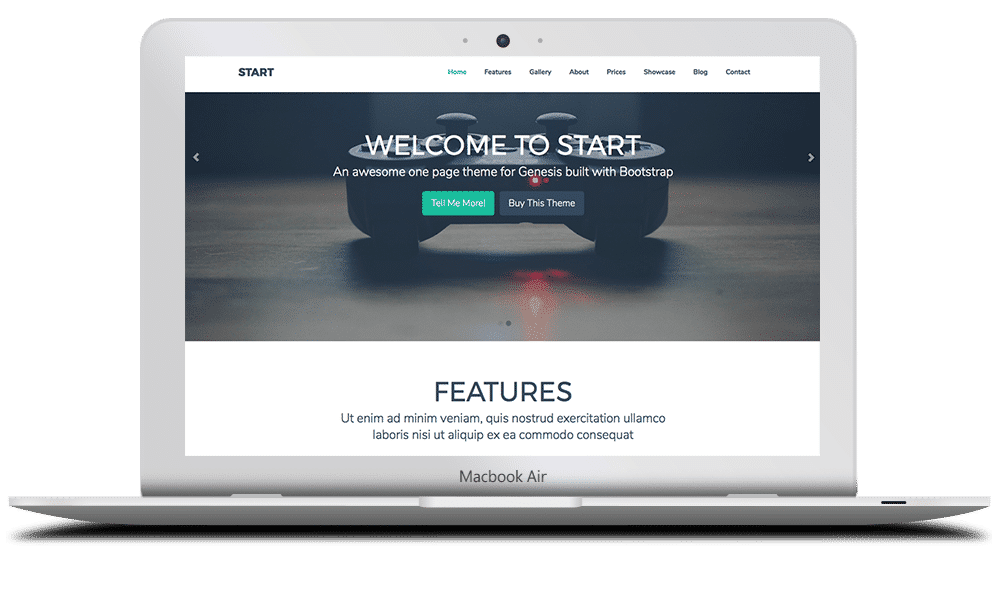 ZigZagPress Start WordPress Theme