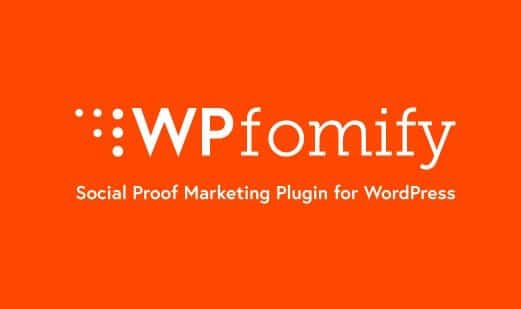 WPfomify Wordpress plugin