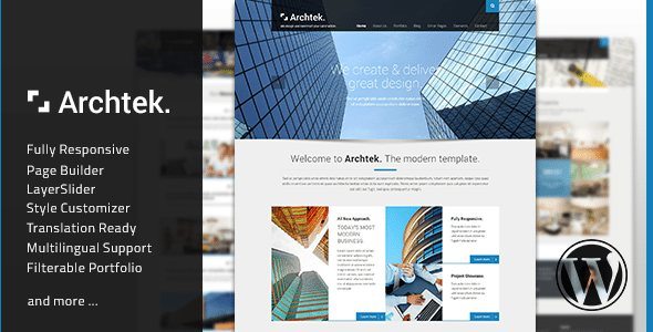 Product Image - Archtek – Responsive Modern WordPress Theme Product Image - Archtek – Responsive Modern WordPress Theme