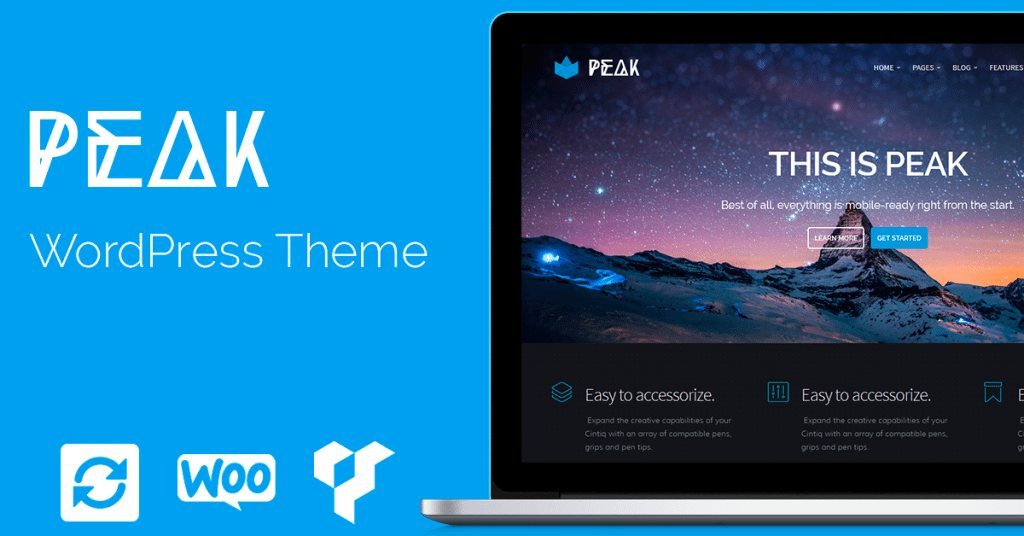 VisualModo Peak WordPress Theme