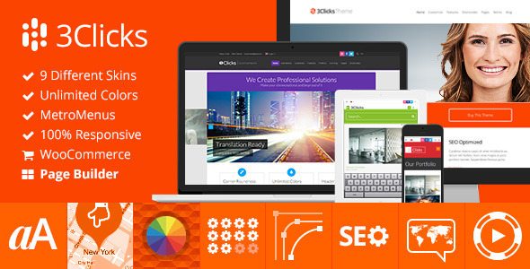 Product Image - 3Clicks | Responsive Multi-Purpose WordPress Theme 3.14