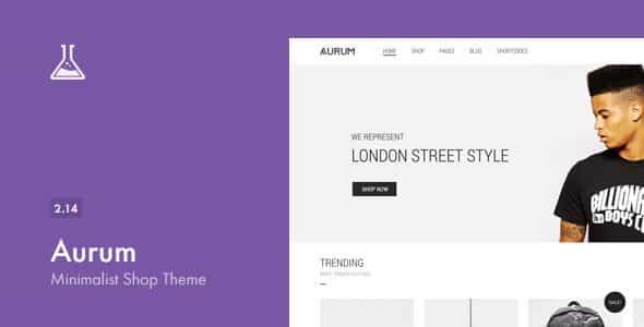 Aurum - Minimalist Shopping Theme 3.34