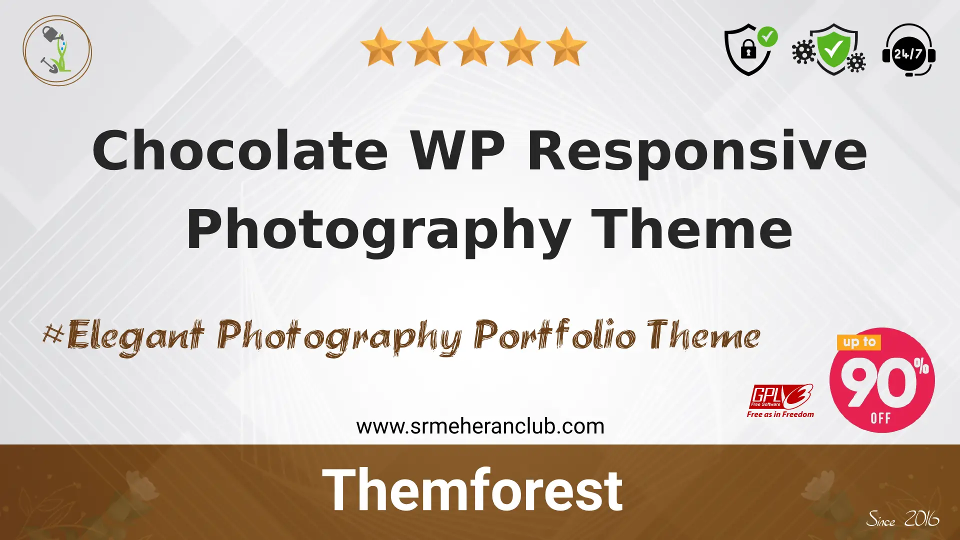 Chocolate WP Responsive Photography Theme — Product by Themeforest