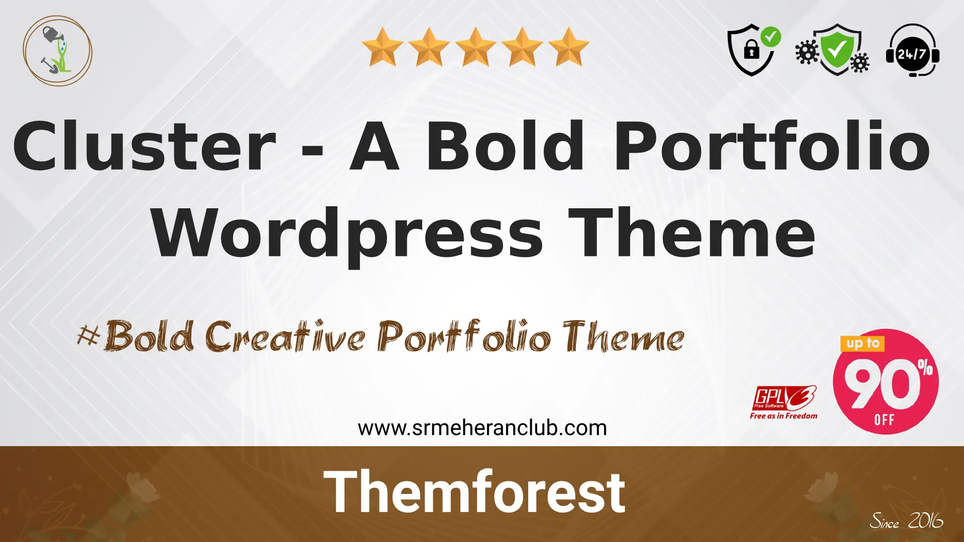 Cluster – A Bold Portfolio WordPress Theme — Theme by Themeforest