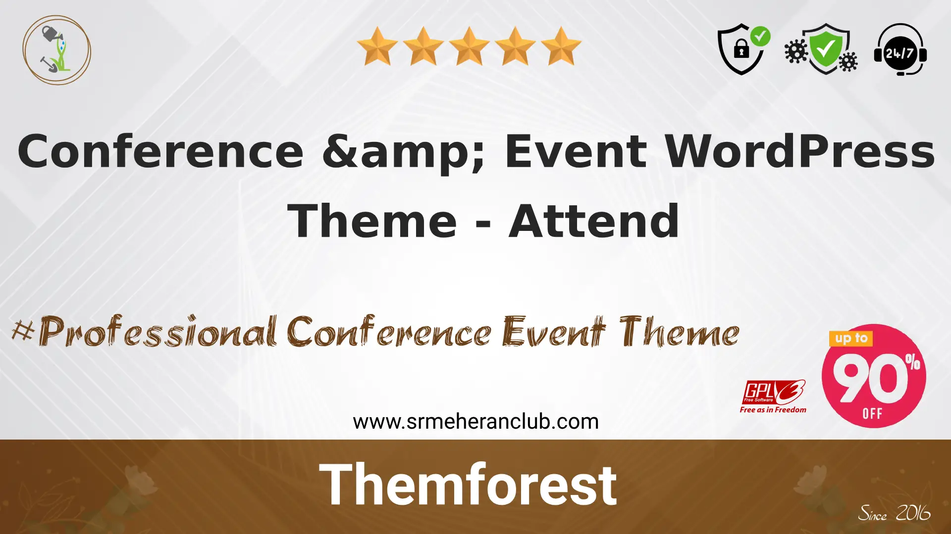 Conference & Event WordPress Theme – Attend — Theme by Themeforest