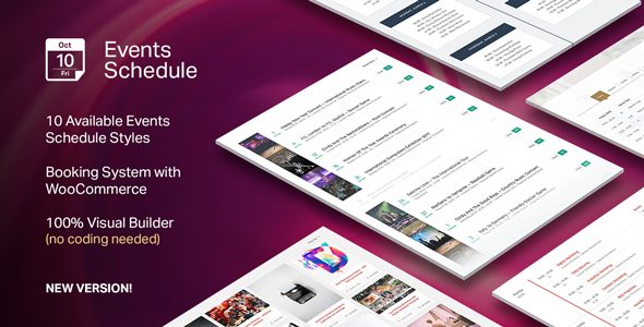 Events Schedule - Events WordPress Plugin