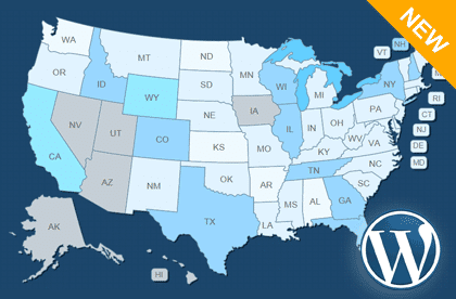 Product Image - Interactive US Map – WordPress Plugin 2.2.1