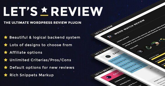 Product Image - Let’s Review WordPress Plugin With Affiliate Options 2.1