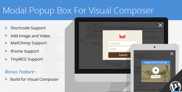 Modal Popup Box For Visual Composer