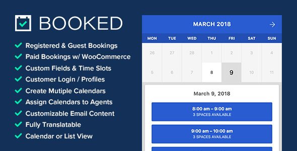 Booked Appointment Booking for WordPress 2.4.4