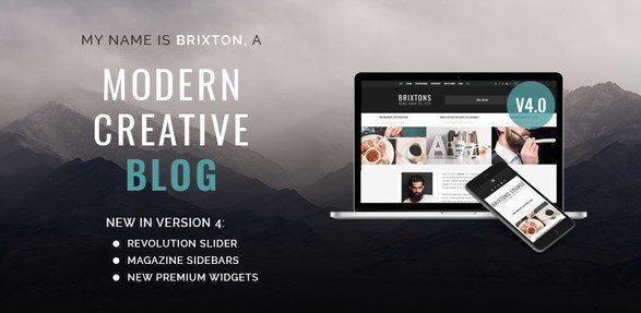 Brixton Blog A Responsive WordPress Blog Theme