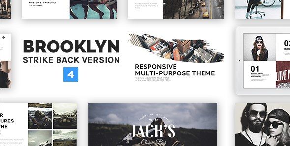 Product Image - Brooklyn Creative Multi-Purpose WordPress Theme 4.9.8.9 Product Image - Brooklyn Creative Multi-Purpose WordPress Theme 4.9.8.9