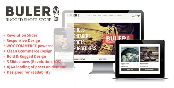 Buler - A Rugged Ecommerce / WooCommerce Theme