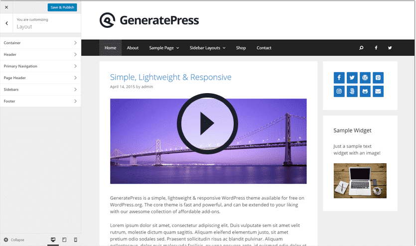 GeneratePress Premium WordPress Plugin 2.5.0