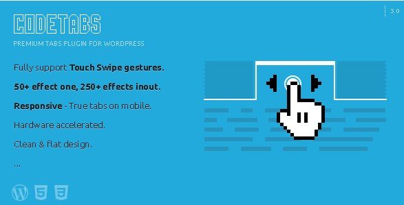 CodeTabs WordPress Responsive Swipe Tabs
