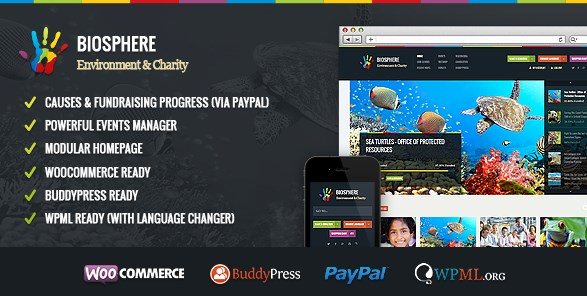 Biosphere - Environmental & Charity WP Theme