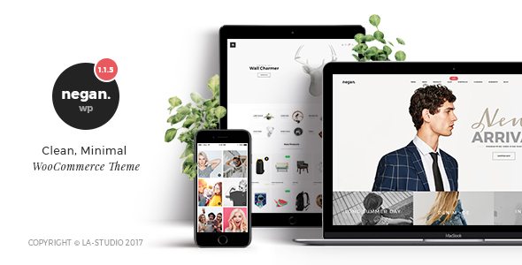 Negan Clean Minimal WooCommerce Theme