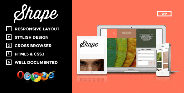 Tesla Themes Shape WordPress Theme