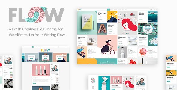 Flow - A Fresh Creative Blog Theme 1.4