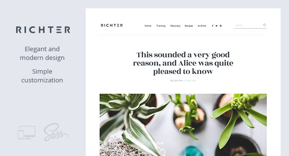Richter – Creative WordPress Blog Theme