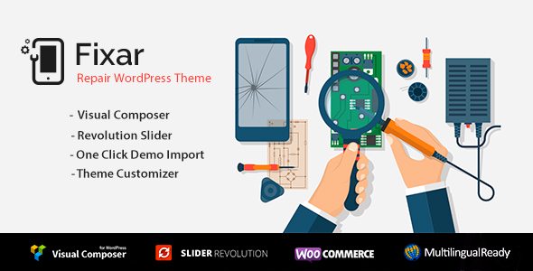 Fixar Phone Computer Repair Theme 1.0