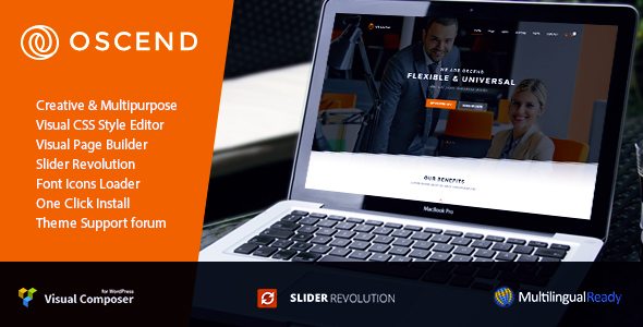 Oscend pluse WordPress Theme