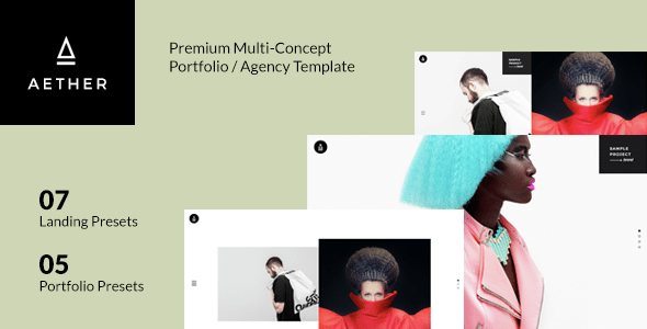AETHER Enjoyable Muliti Concept WordPress Theme
