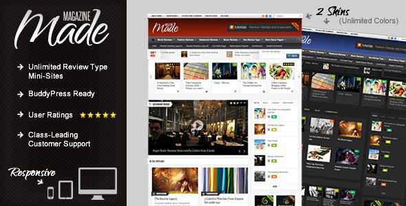Made - Responsive Review/Magazine Theme 2.6